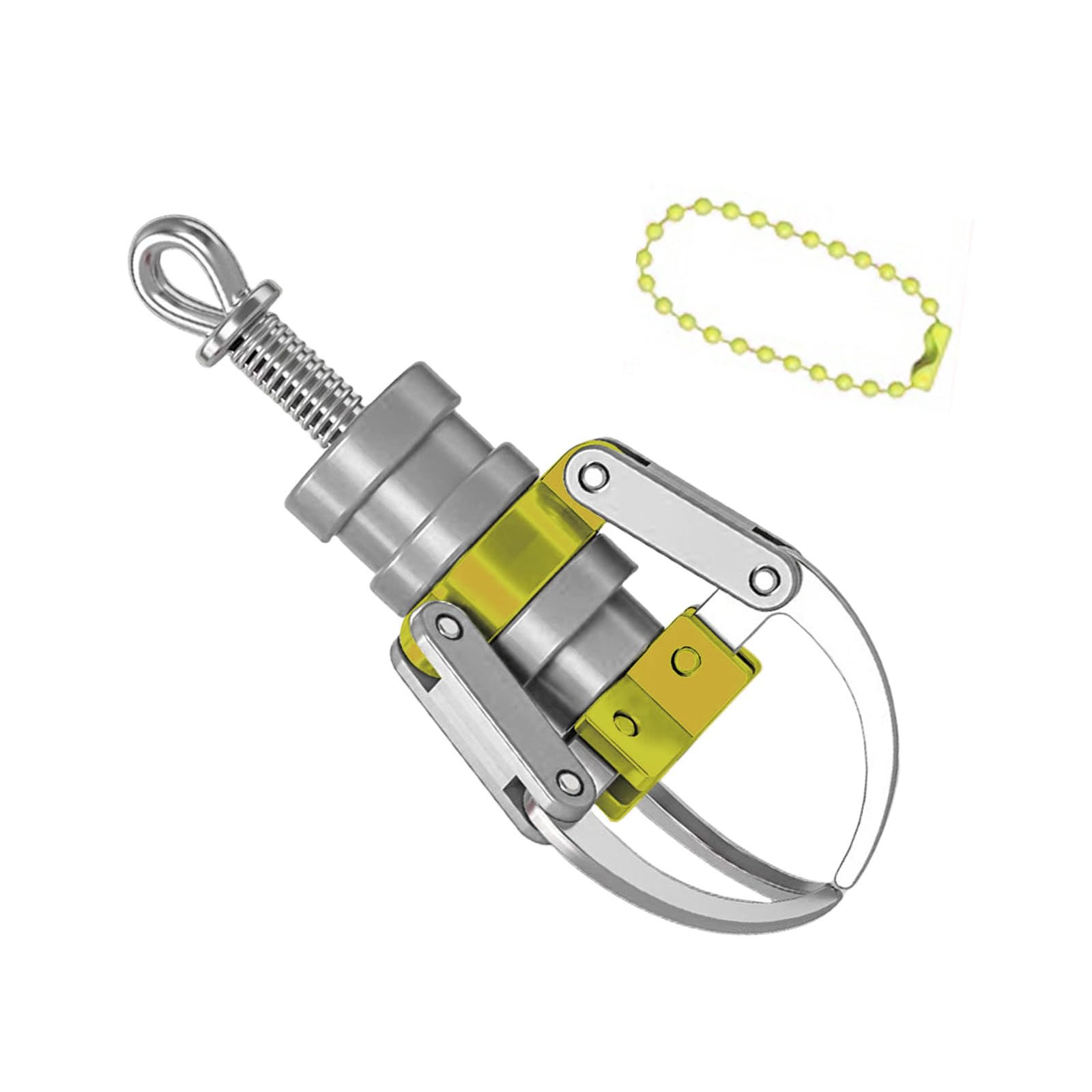 YROHGKPN Doll Machine Grab Clip Keychain with Strong Grip ABS Keyring for