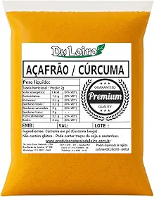 Açafrão - Curcuma 100% Pura 100grs