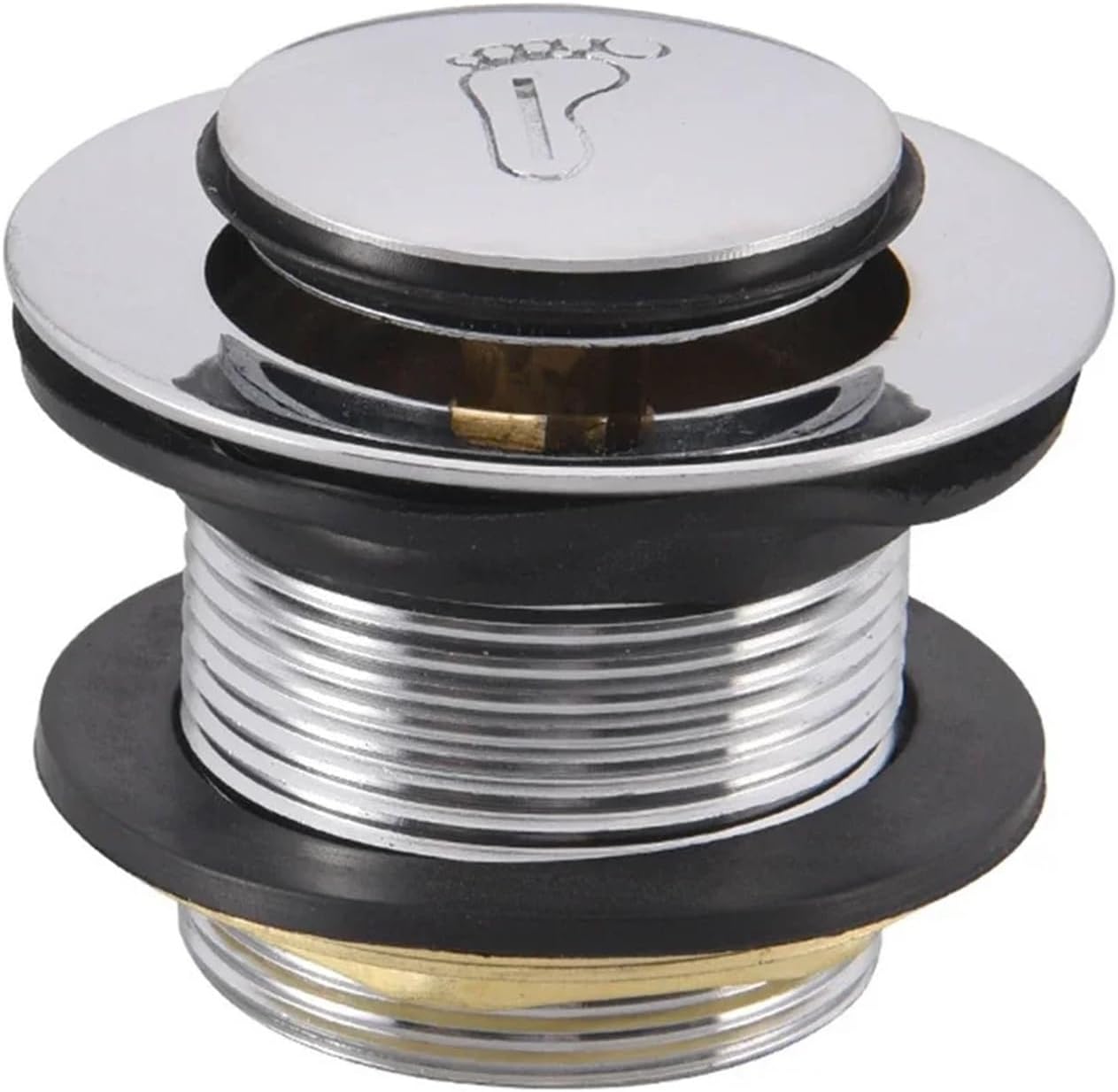 Durable Pop Up Drain Waste Drain Easy to Install 1 Pc Plastic Bathroom Bathtub Drain Plug