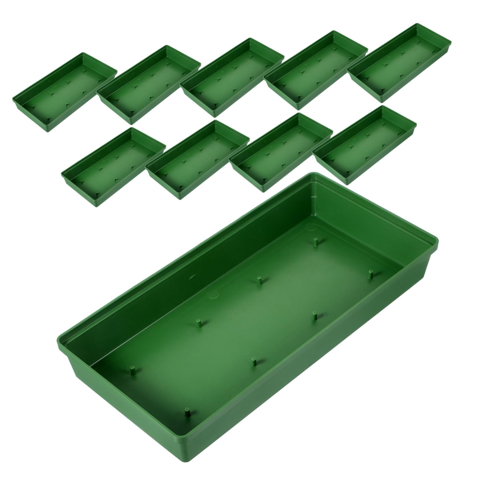 ibasenice 10Pcs Floral Arrangement Foam Trays Durable Flower Foam Holders for Weddings Parties Multi Functional Design for Easy Flower Arrangements Reusable Floral Mud Trays
