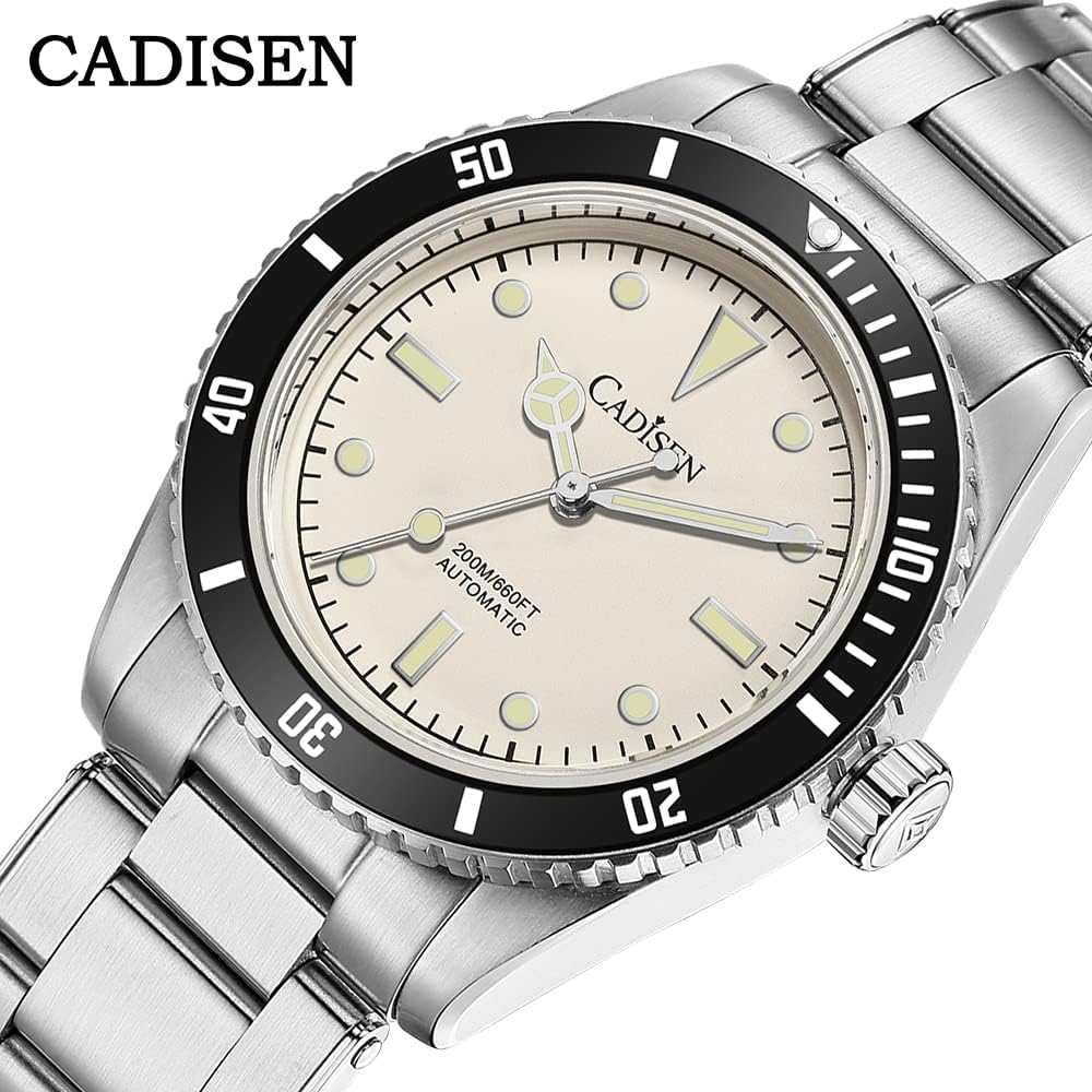 CADISEN Men’s Automatic Watch Mechanical NH35 Movement Waterproof Sapphire Glass Casual Business Watches… - Image 7