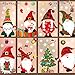 Niwicee Natale Vetrofanie Adesivi per Finestre Decorazioni Natale Bifacciali Sticker Addobbi Babbo Campane Finestra Vetrine Rimovibile10 Fogli