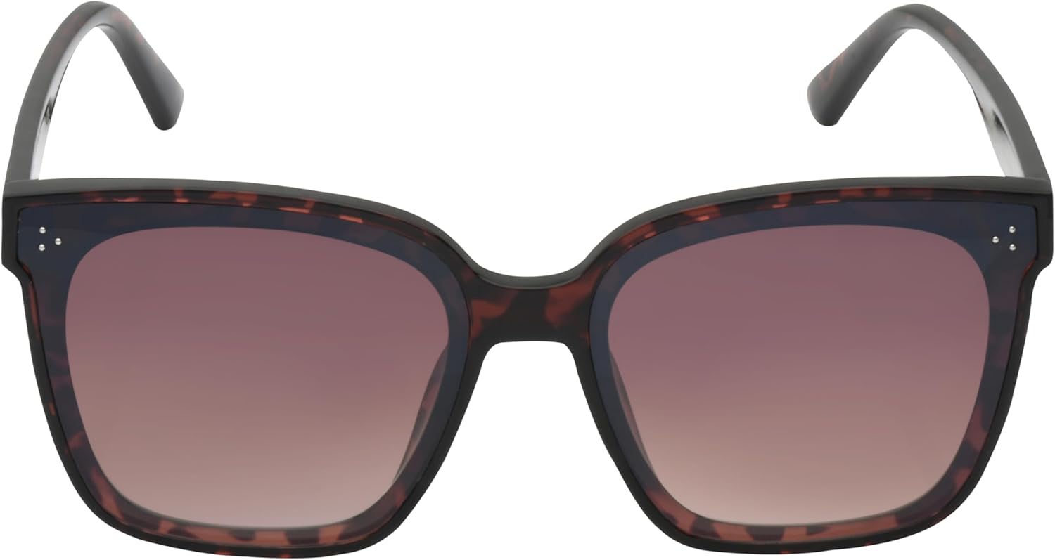 essica Simpson Women's J6214 Oversized Cat Eye Square Sunglasses - Image 2