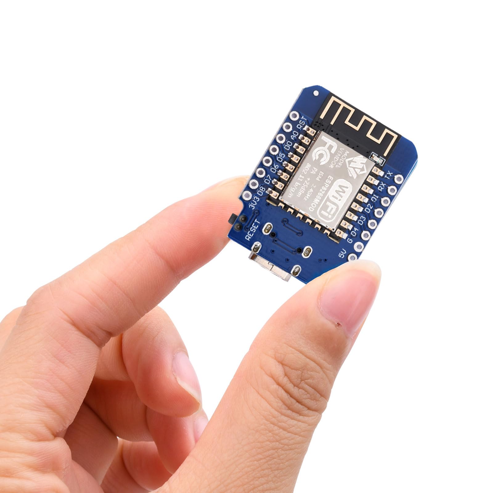 3x ESP8266 Mini Entwicklungsboard Mit USB-C – WLAN-Modul ESP8266-12F, CH340G, Arduino-kompatibel