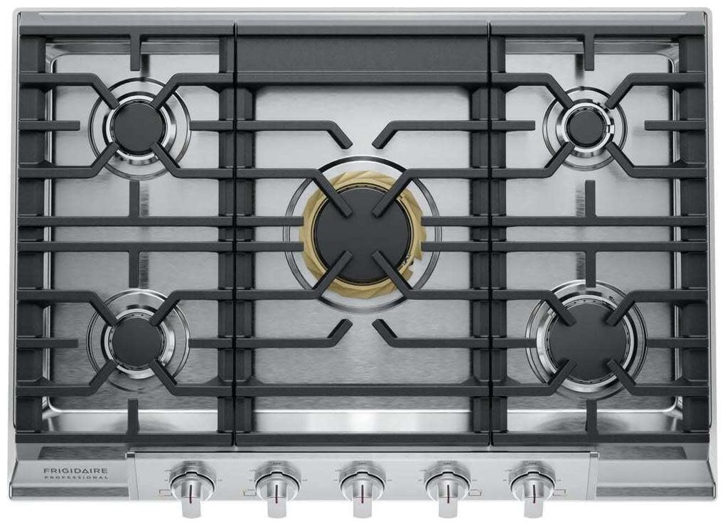 Frigidaire Professional 30 inch Gas Cooktop with five burners