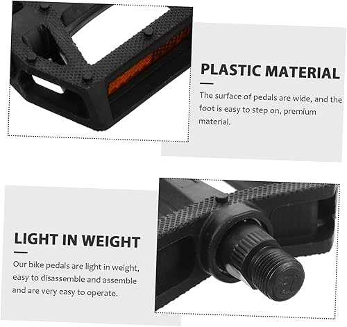 Miniatura 2 de BCOATH 2 unids bicicleta de carretera Pedal plano Accesorios de bicicleta MTB Pedal antideslizante Pedales de bicicleta de montaña Pedales de