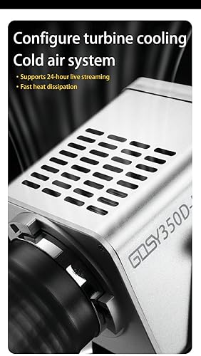 Miniatura 5 de Luz de video LED GDSY con control remoto de 2.4GAPP, luz continua COB bicolor de metal con montaje Bowens 12800Lux3.3 ft 2800K-6500K CRITLCI97+ 8