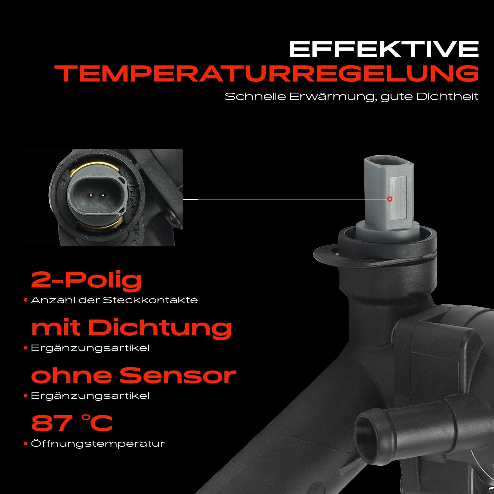 Frankberg Termostato bipolare benzina/diesel 03L121111Q
