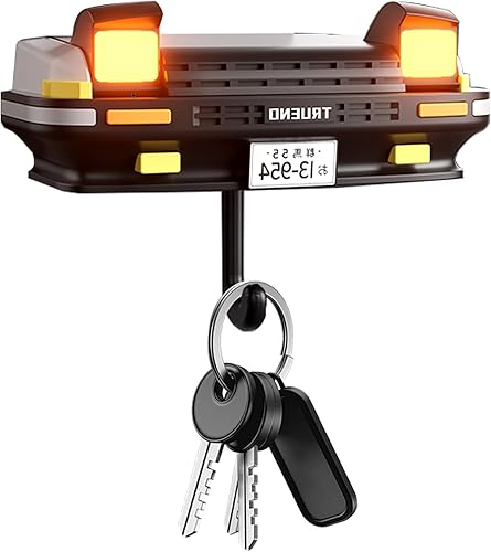 AE86 Ganchos para llaves - Llaveros de coche retro montados en la pared, decoración de pared con ganchos de llaves JDM Initial D (AE86-Negro【con