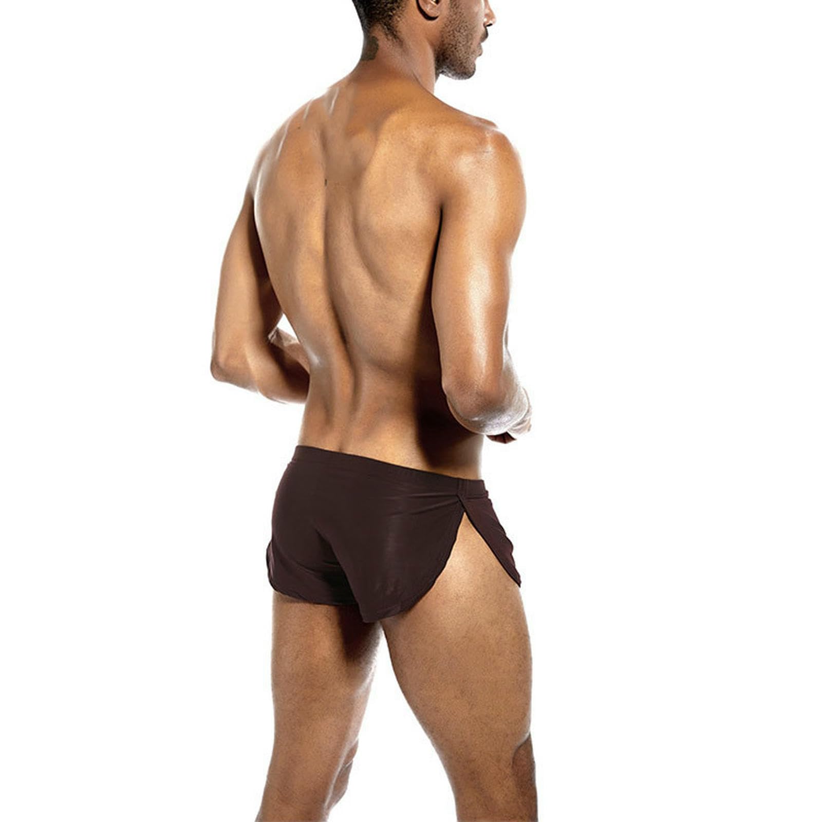Boxer Uomo Cotone Traspirante Pantaloni Sportivi Bassi Traspiranti da Uomo in Seta Ghiacciata A Sfioramento della Biancheria da Uomo di Grandi Dimensioni-6 Colori-s