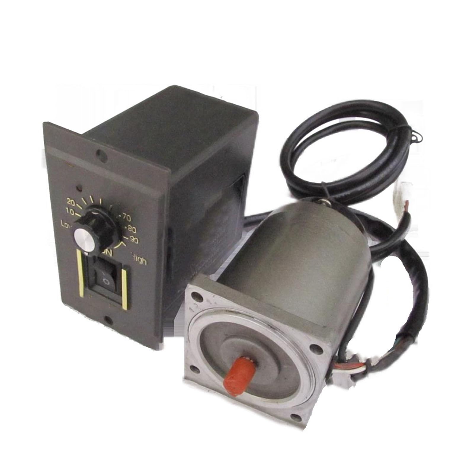 Motor ajustable de velocidad monofásico, 6W, 110V, 220V CA, marco de 60x60mm, Control de velocidad, Motor reductor con controlador de velocidad CW CCW Reducción de par(220V)