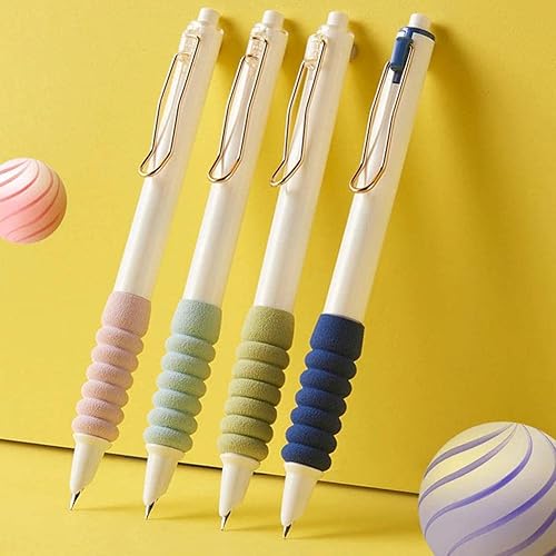 Pluma estilográfica retráctil de 0.015in, tipo prensa recargable, bolígrafo multifunción de caligrafía para escritura suave, agarre antideslizante