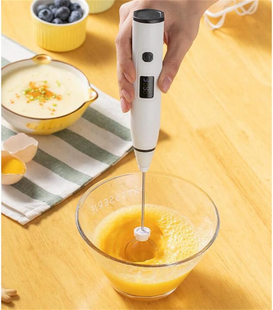 Mixer Milk Frother Portable Blender Mini Stirrer Chargeable Eggbeater (Color : B Size : As the picture shows) (A As the picture shows)