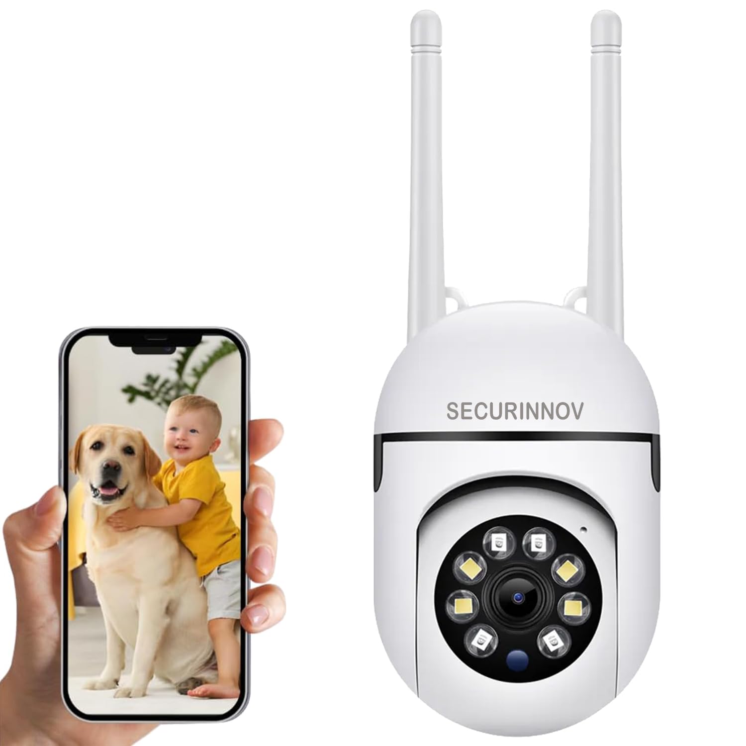 Smart Wi-fi Wireless IP CCTV Security Camera Light Vision, Remote Indoor 1080p V380 Pro App 360 Degree Watch Live Streaming Mini Dome PTZ Camera (Mini ptz)-image-25