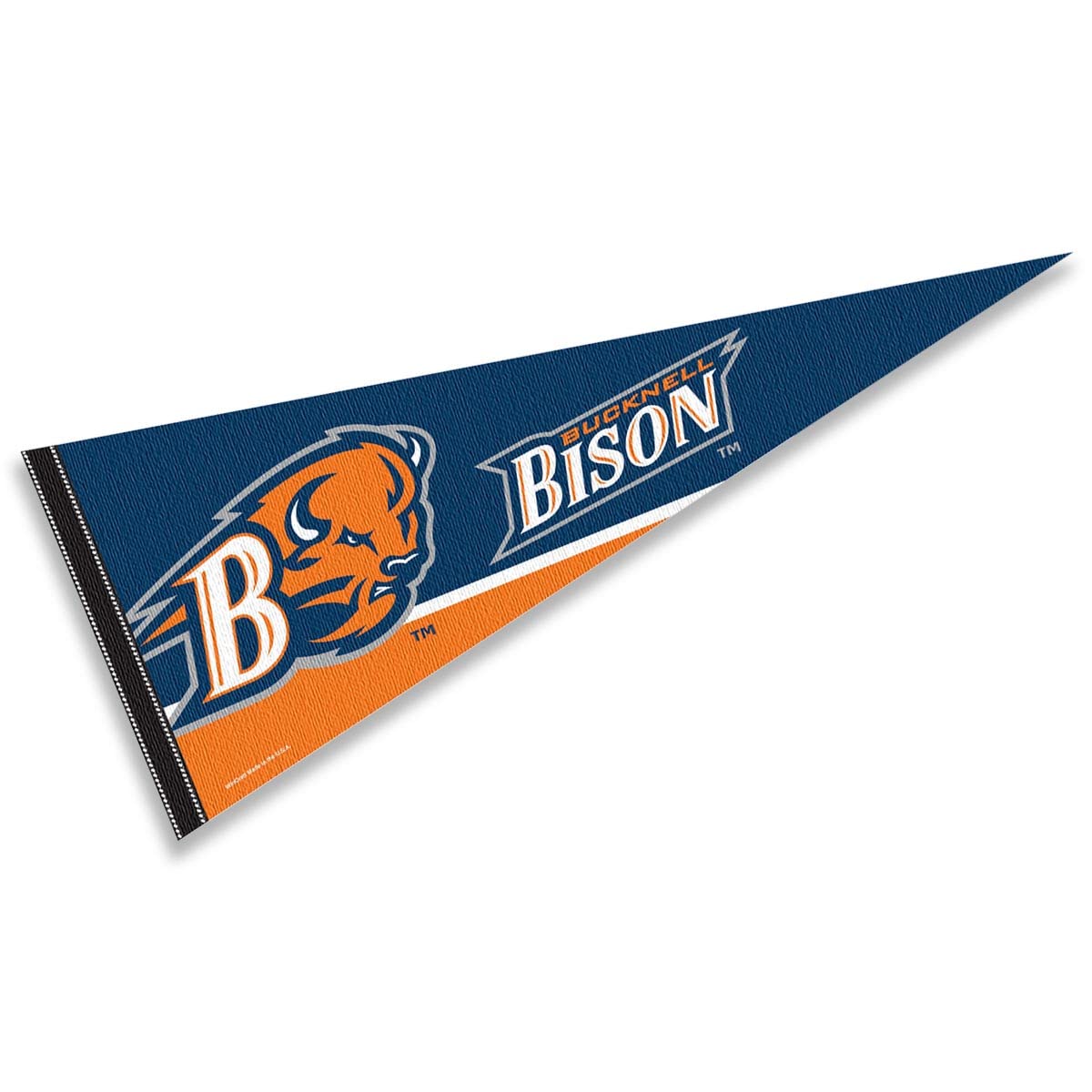 College Flags & Banners Co. Bucknell Pennant Full Size Felt