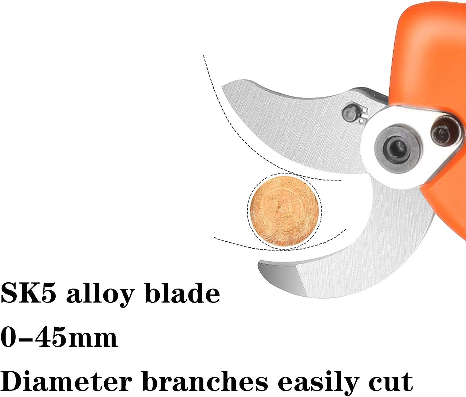 Electric Secateurs Cordless With Replacement 2000mAh Batteries, Cordless Pruner Rechargeable For Gardening Cutting Branches Fruit Trees (2.5cm in Diam