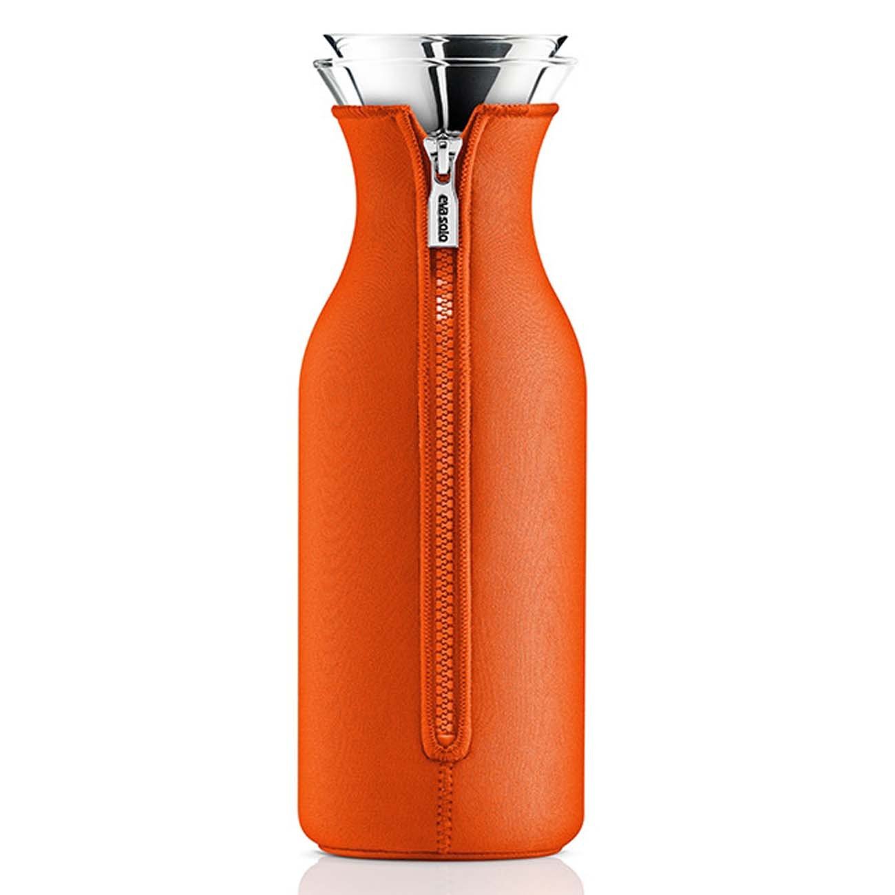 Eva Solo Fridge Carafe, Glass, Tangerine, 27,6 x 10 x 9,4 cm