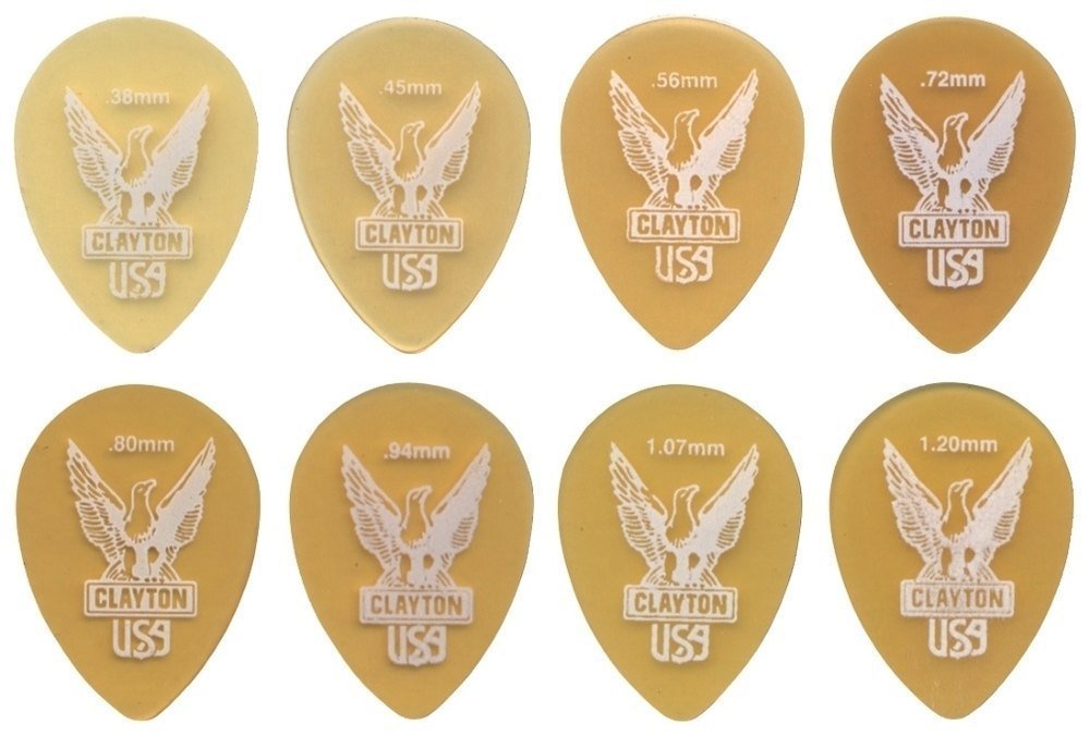 CLAYTONUltem small teardrop picks, 1.07 mm, pack of 12