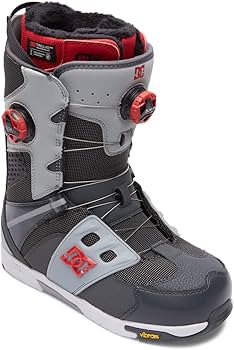 Amazon.com : DC Phantom Snowboard Boots Grey/Grey/Red 8.5 D (M