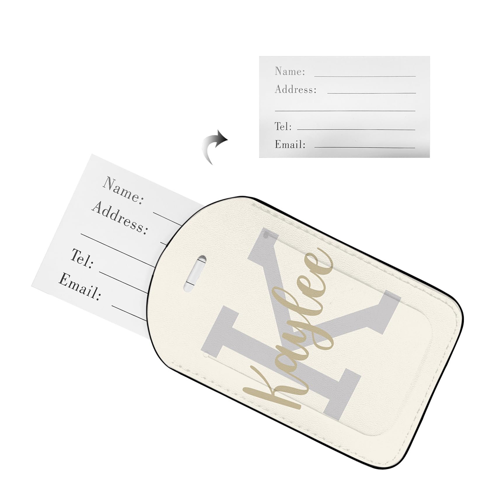 Etiqueta de equipaje personalizada, etiqueta de equipaje de piel sintética para maletas, protección de privacidad, etiquetas de viaje, etiquetas de identificación para mujeres y hombres, equipaje de