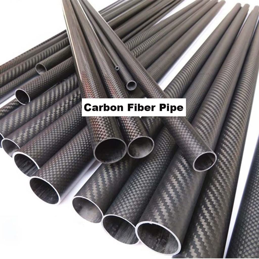 4Pcs Length 250mm Twill Matte Carbon Fiber Pipe?OD5mm-30mm Carbon Fiber Tube for R/C Modeling (Color : 20x16mm)