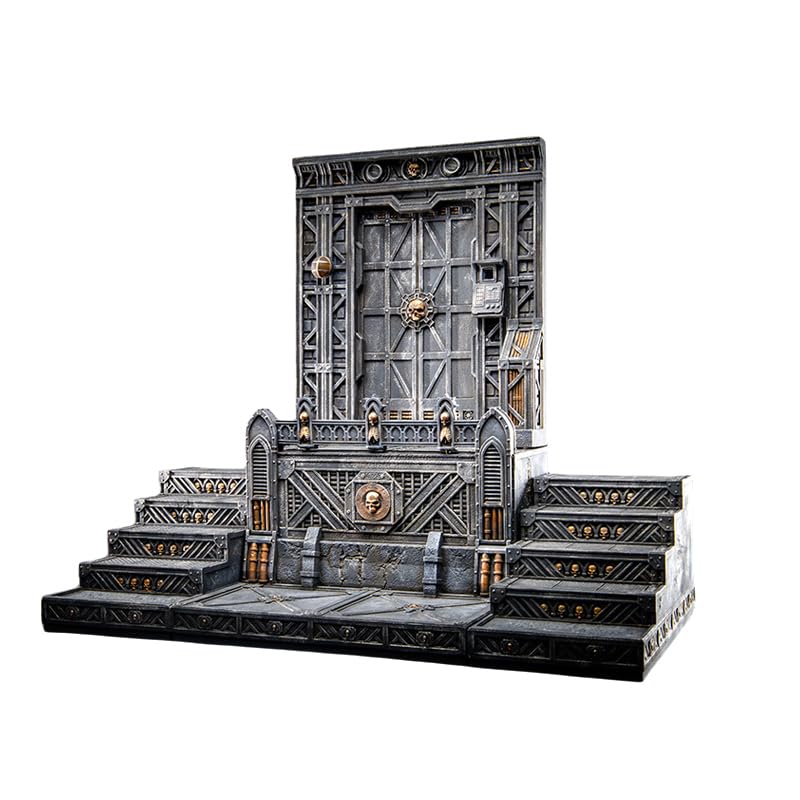 TOYVERSE Model Display Base Compatible with Figures 1/12 to 1/18 GT004 Science Fiction Corridor Gothic for Warhammer Style Action Figures Ages 15+