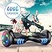 TOMOLOO Hoverboard with Bluetooth Speaker UL2272 Certified Self Balancing Electric Scooter 6.5