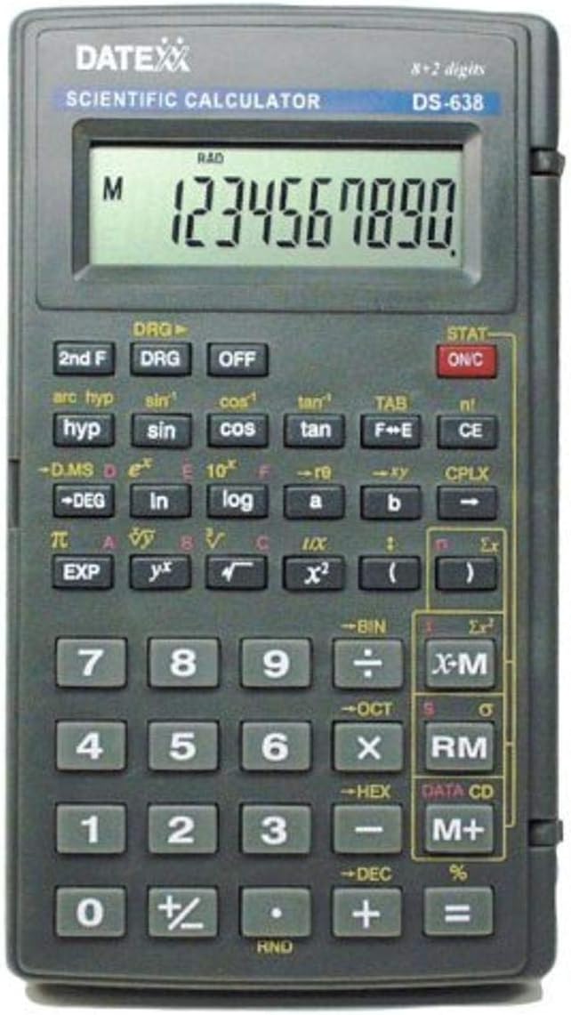 Datexx DS638 136Function Scientific Calculator Office