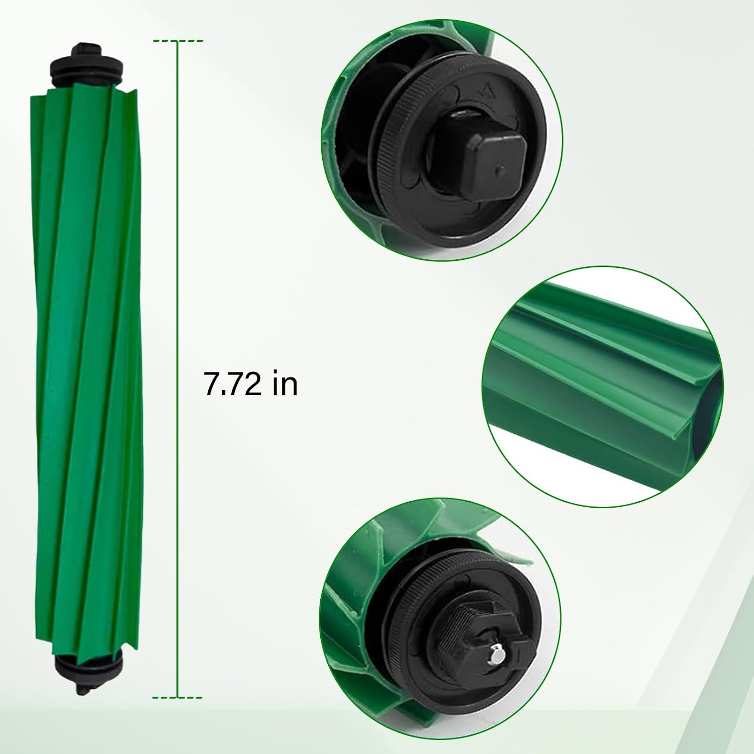 Replacement Parts for iRobot Roomba Plus 505 Combo/Plus 405 Combo Robot Vacuum Cleaner Accessories Include 1 Main Brush 2 Hepa Filter 4 Side Brush