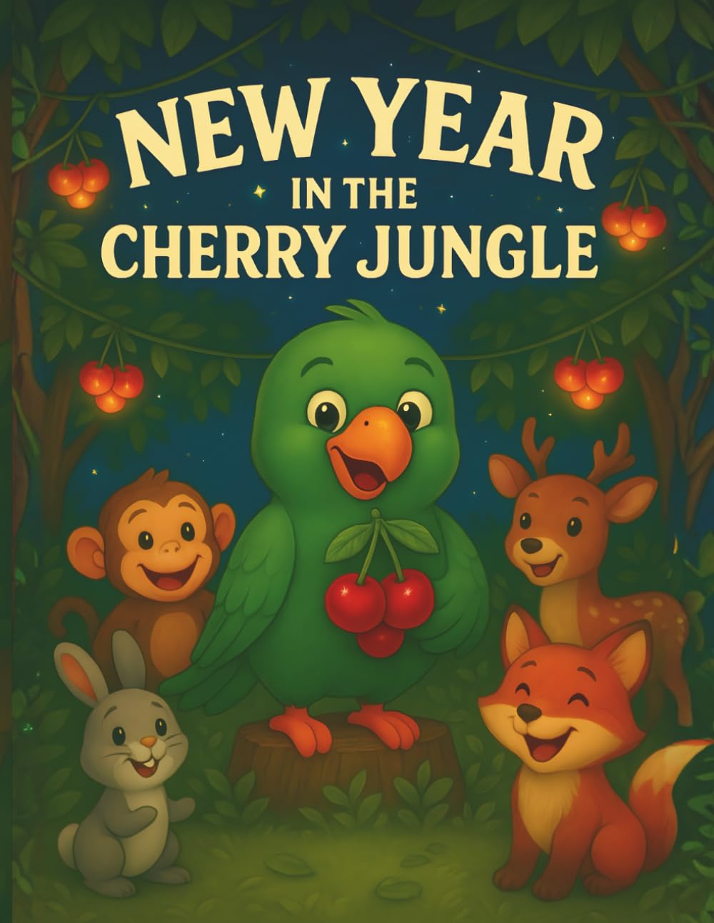 New Year in the Cherry Jungle: A Heartwarming Jungle Adventure About Sharing, Friendship, and New Year Magic (The New Year Tales)