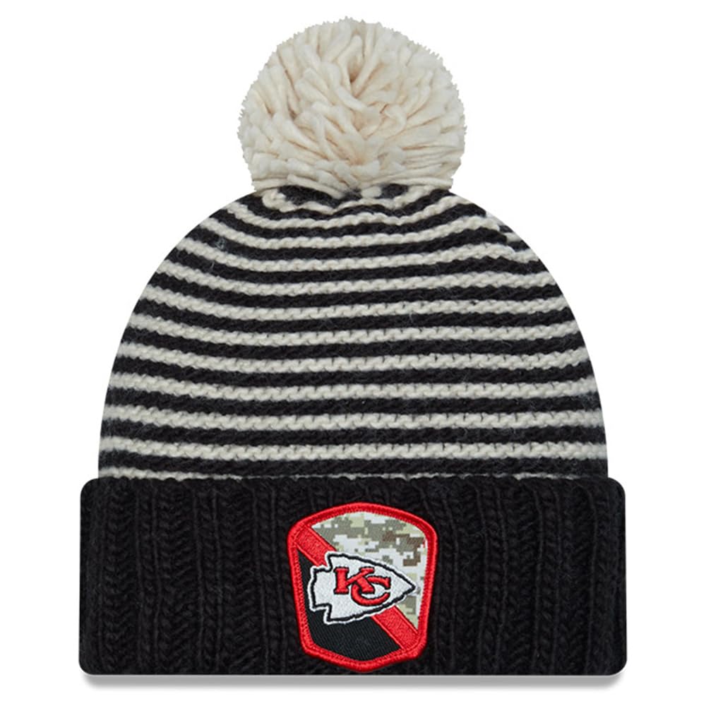 New Era Women's Kansas City Chiefs Salute To Service Beanie - One Size