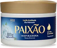 Paixão Loção Hidratante Acetinada Inspiradoras Rosas Brancas Com Ação Desodorante 300G