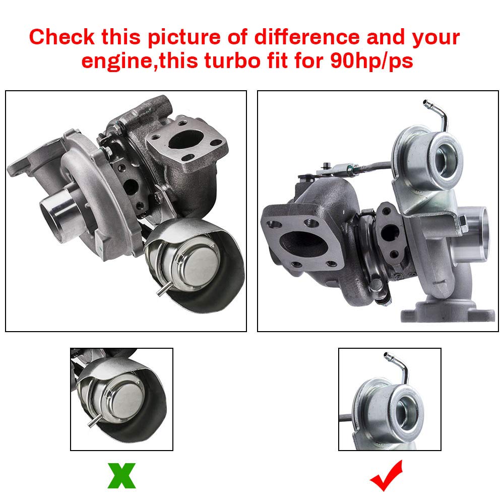 maXpeedingrods Turbosprężarka do Citroën/Peugeot 207 1.6 HDI