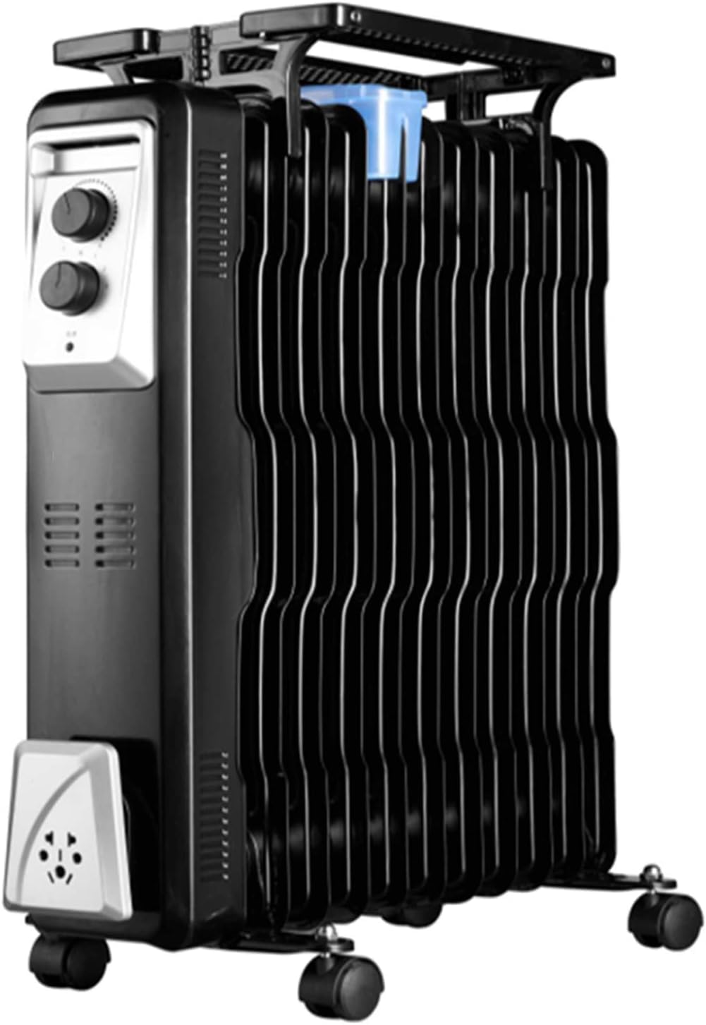 Calentador De Radiador Lleno De Aceite Para El Hogar Calentador De Radiador Lleno De Aceite De 15 Aletas, 2200 W De Eficiencia Energética Con Termostato, Corte De Seguridad Térmica, Protecci