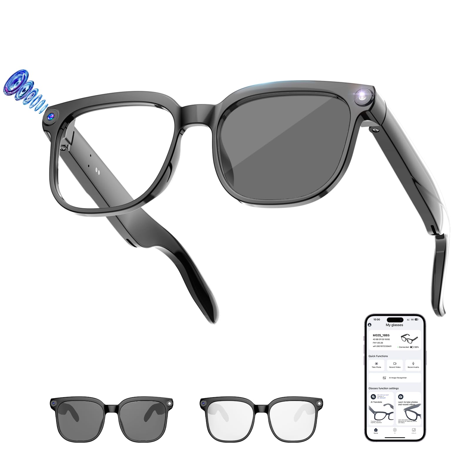 Zrolenca AI Smart Glasses