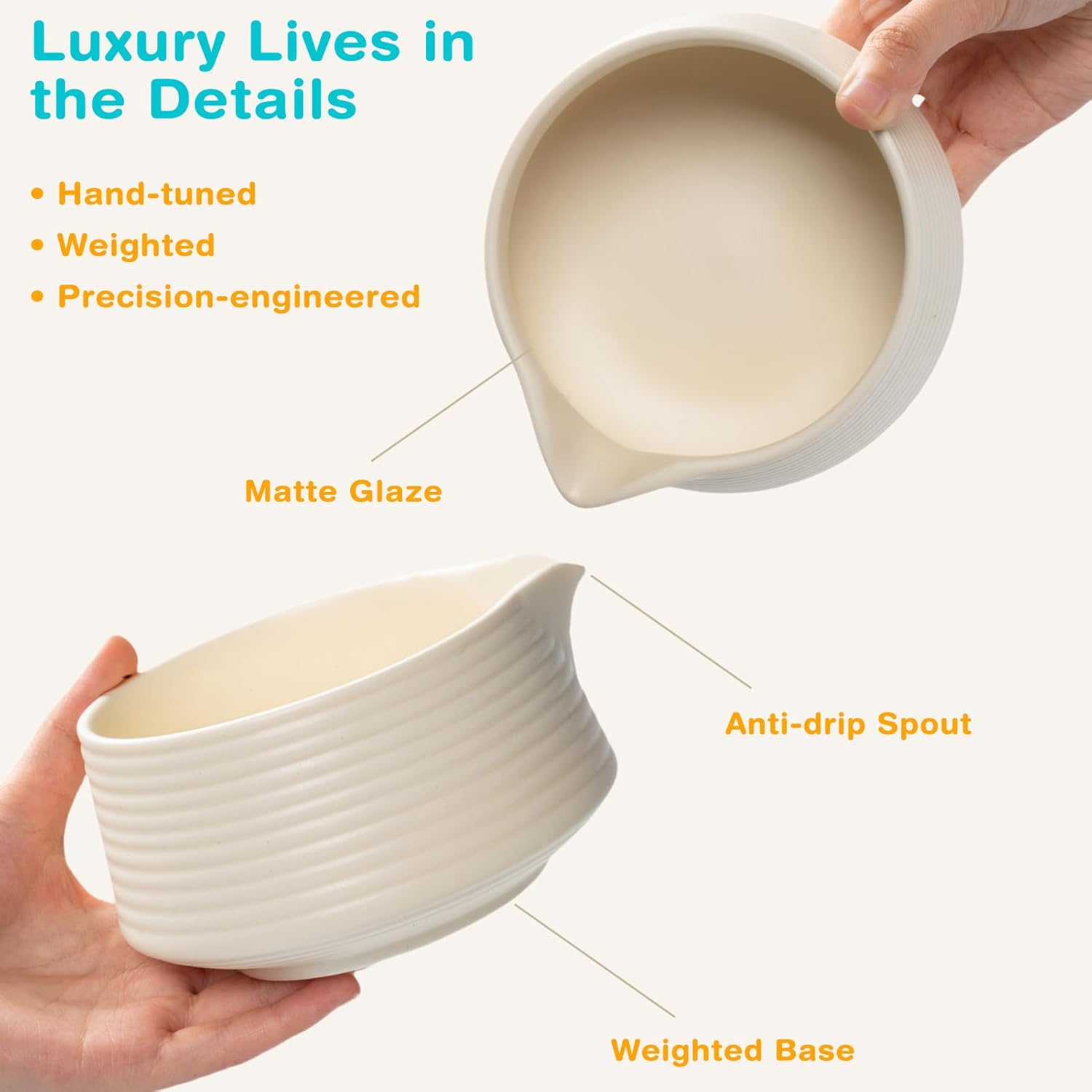 Premium Matcha Ceremony Set – Complete 9-Pcs Ritual Kit – Presented in Luxury Magnetic Gift Box, Perfect for Gifting or Self-Care (Milky White)