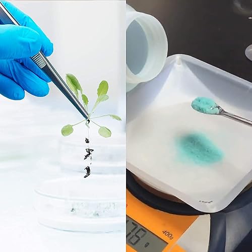 Miniatura 7 de Juego de 22 espátulas de laboratorio de acero inoxidable, espátula de mezcla pequeña de laboratorio con pinzas, cuchara de muestreo larga para