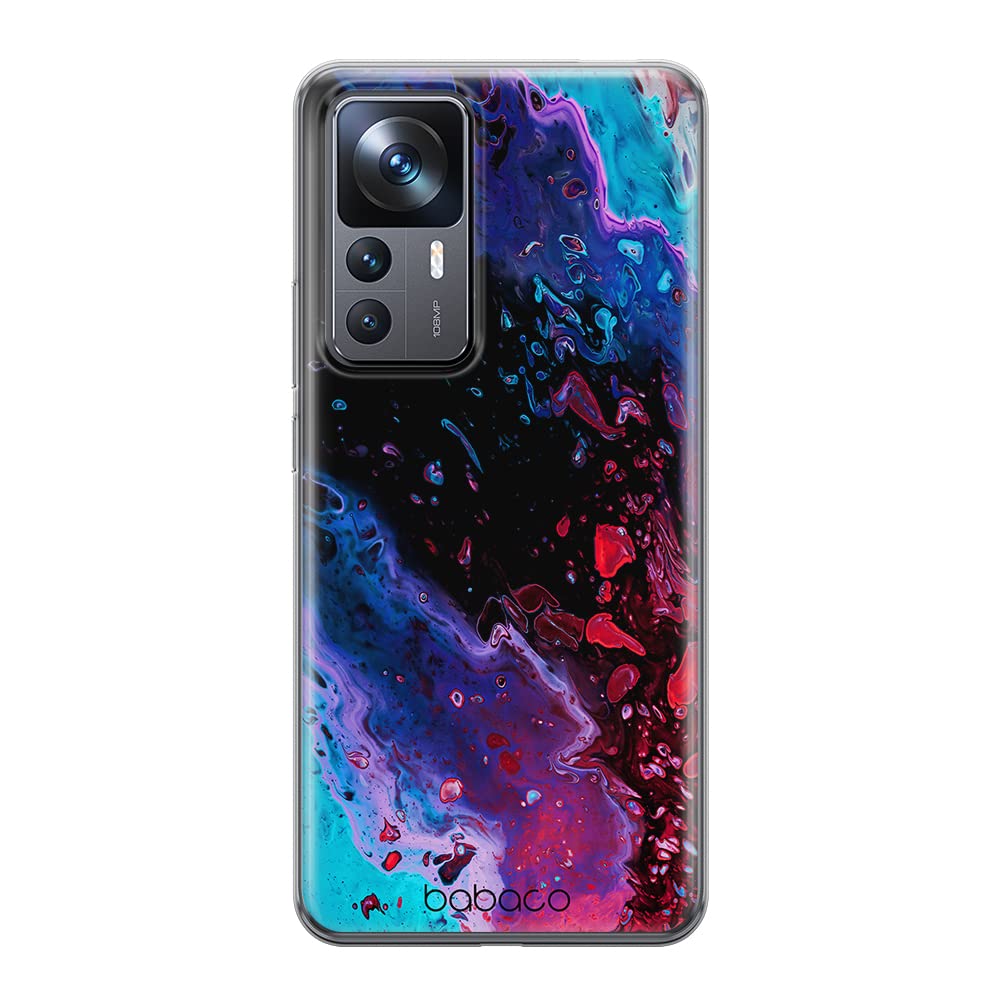 Babaco ERT GROUP mobile phone case for Xiaomi 12T/12T pro/K50 Ultra original and officially Licensed pattern Abstrakt 016 optimally adapted to the shape of the mobile phone, case made of TPU