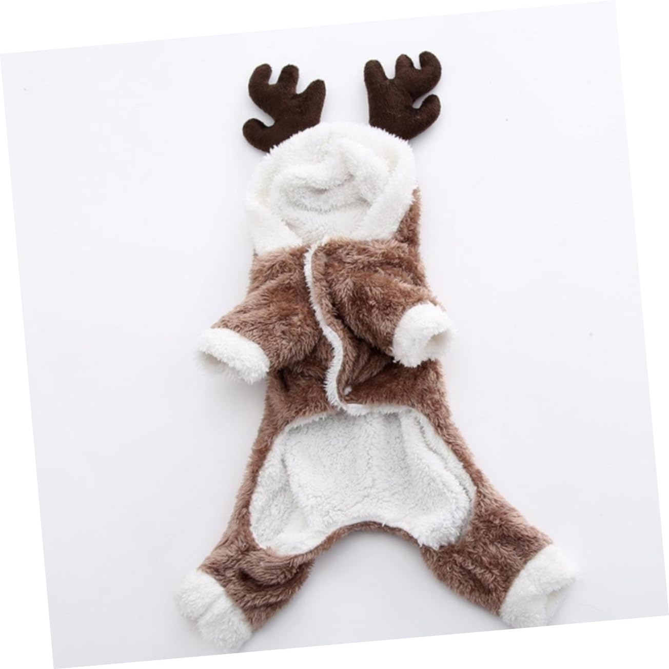 HMJGDHX 3 Pezzi Vestiti Natalizi per Cani Cappotto in Flanella di Alce per Animali Domestici Caldo Vestito Invernale per Occasioni di Feste per Cuccioli Vestiti Natalizi per Cani Cappotto di Flanella