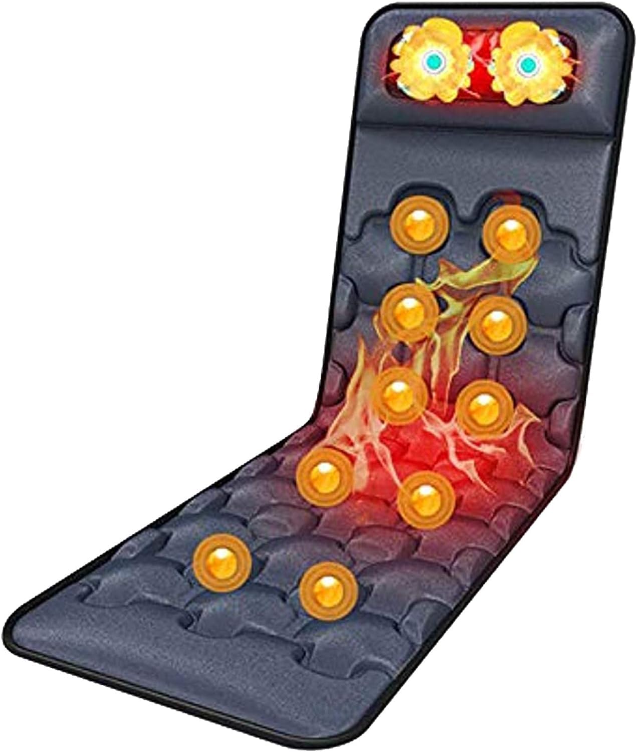 Heating Pads Memory Foam Massage Mat with Heat Full Body Memory Foam Massage Mat with Neck Massager Washable