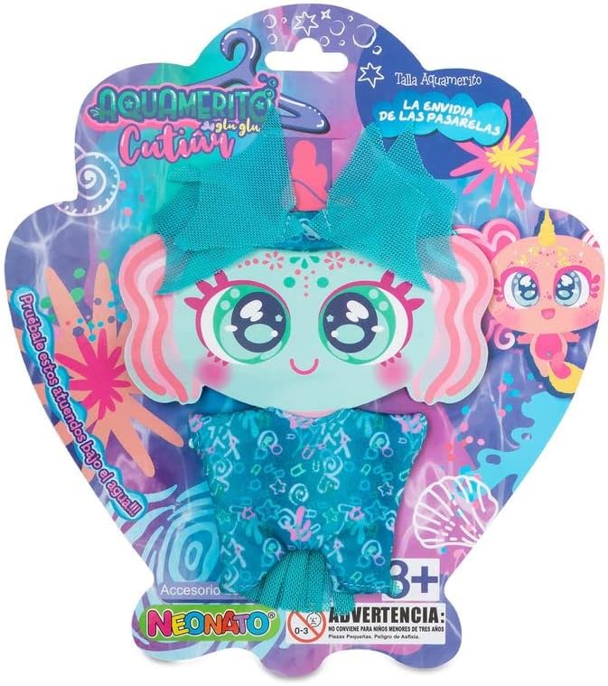 Nerlie Distroller KSI-Merito Glu Glu - Ropa de Aquanerlie Aquamerito para ropa Enterizo rosa y morado con adornos de encaje y diadema con corbatín