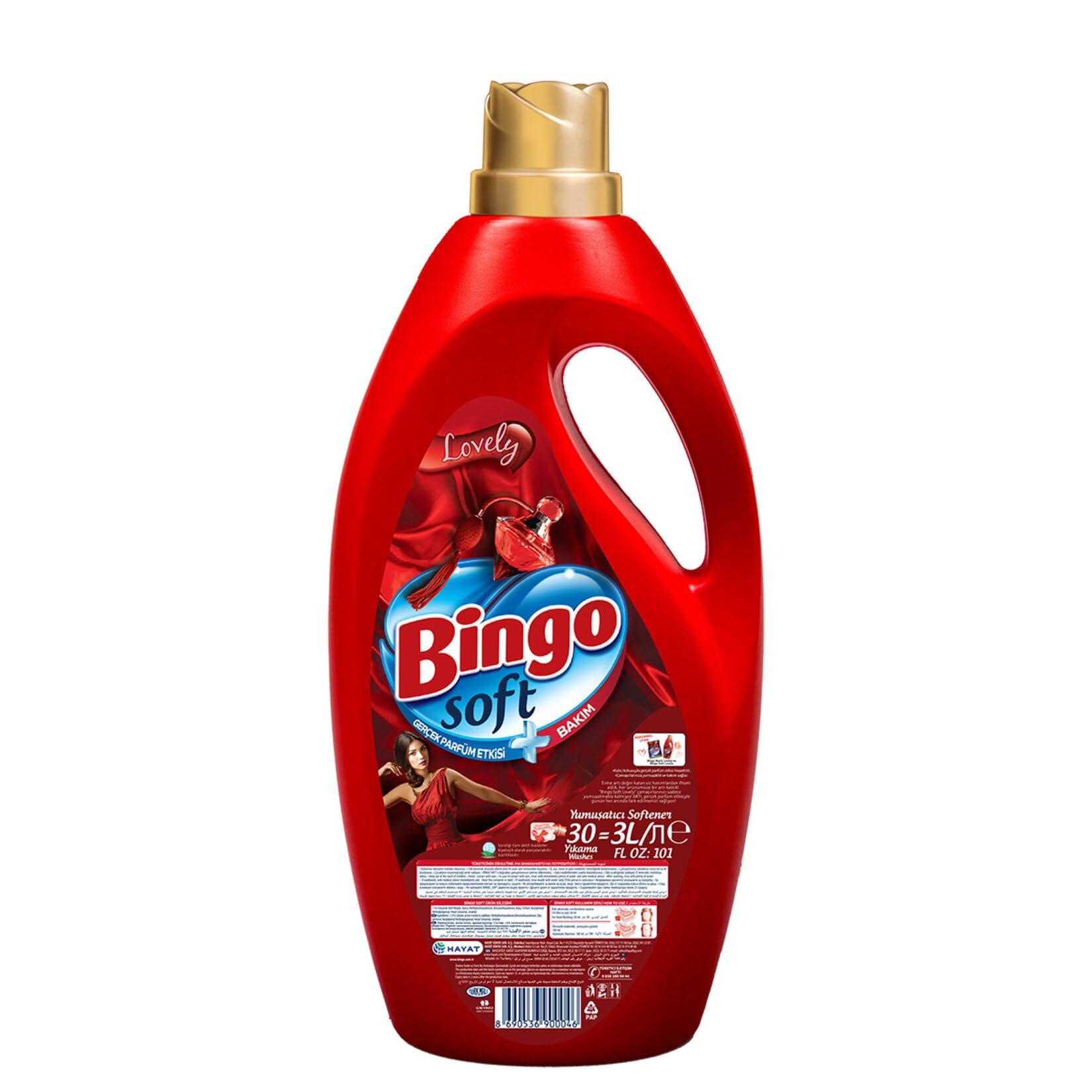 Bingo Çamaşır Yumuşatıcısı Standart Lovely 3000 ml