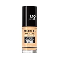 Vista 56 de Covergirl Trublend Base líquida mate D10 Golden Caramel, 1.014 onzas líquidas