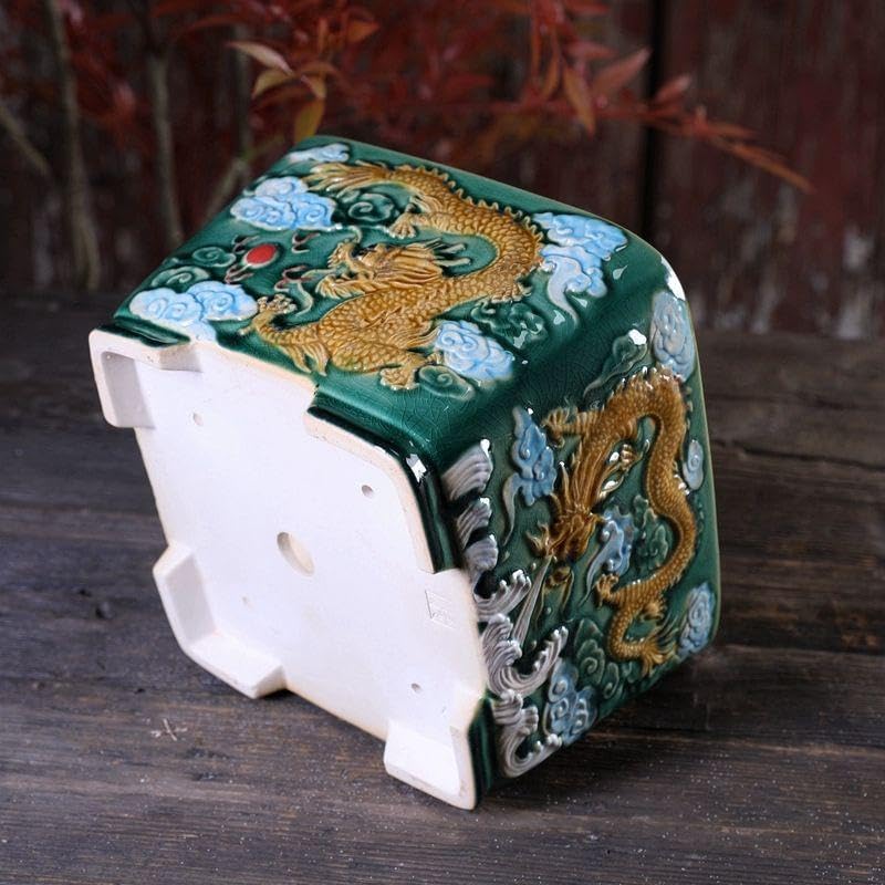 紅花海棠形陶器鉢 盆栽鉢 山野草鉢 多肉植物 植木鉢 小品大品