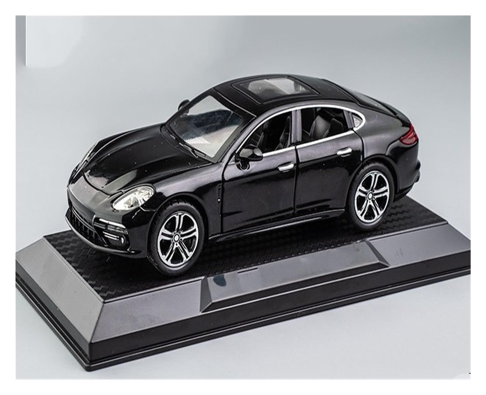 MOCALUX Scale Die-Cast Model Car 1:32 For Panamera Alloy Car Model Diecast Metal Vehicles Collections(Black)