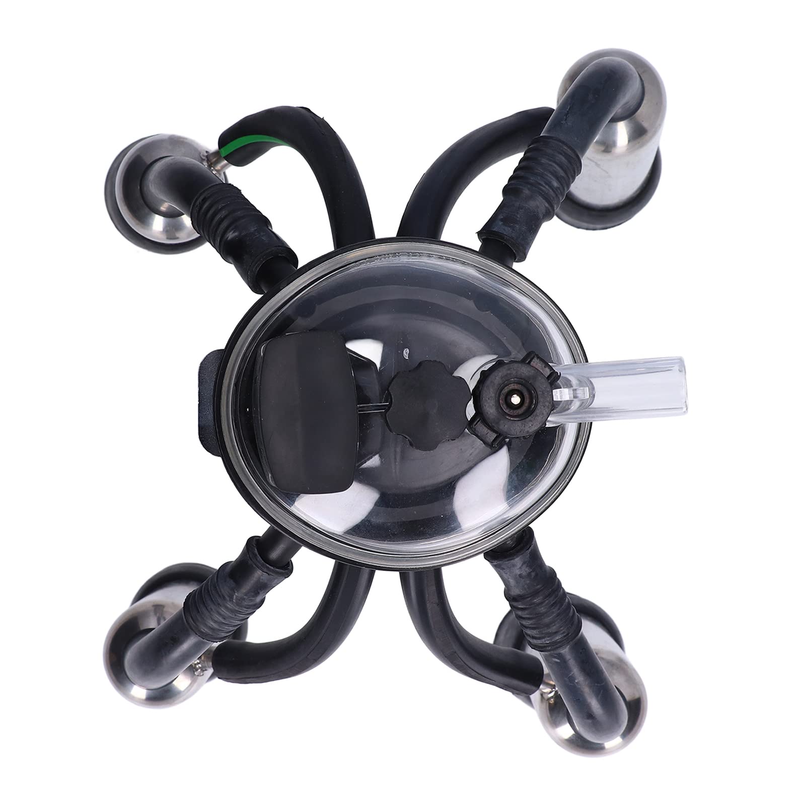 Haofy Ensemble de Cluster de Traite de Vache Professionnel, Extraction Efficace du Lait avec Doublures en Silicone, Construction en Acier Inoxydable, Léger 4,5 Lb pour les Fermes Laitières et les
