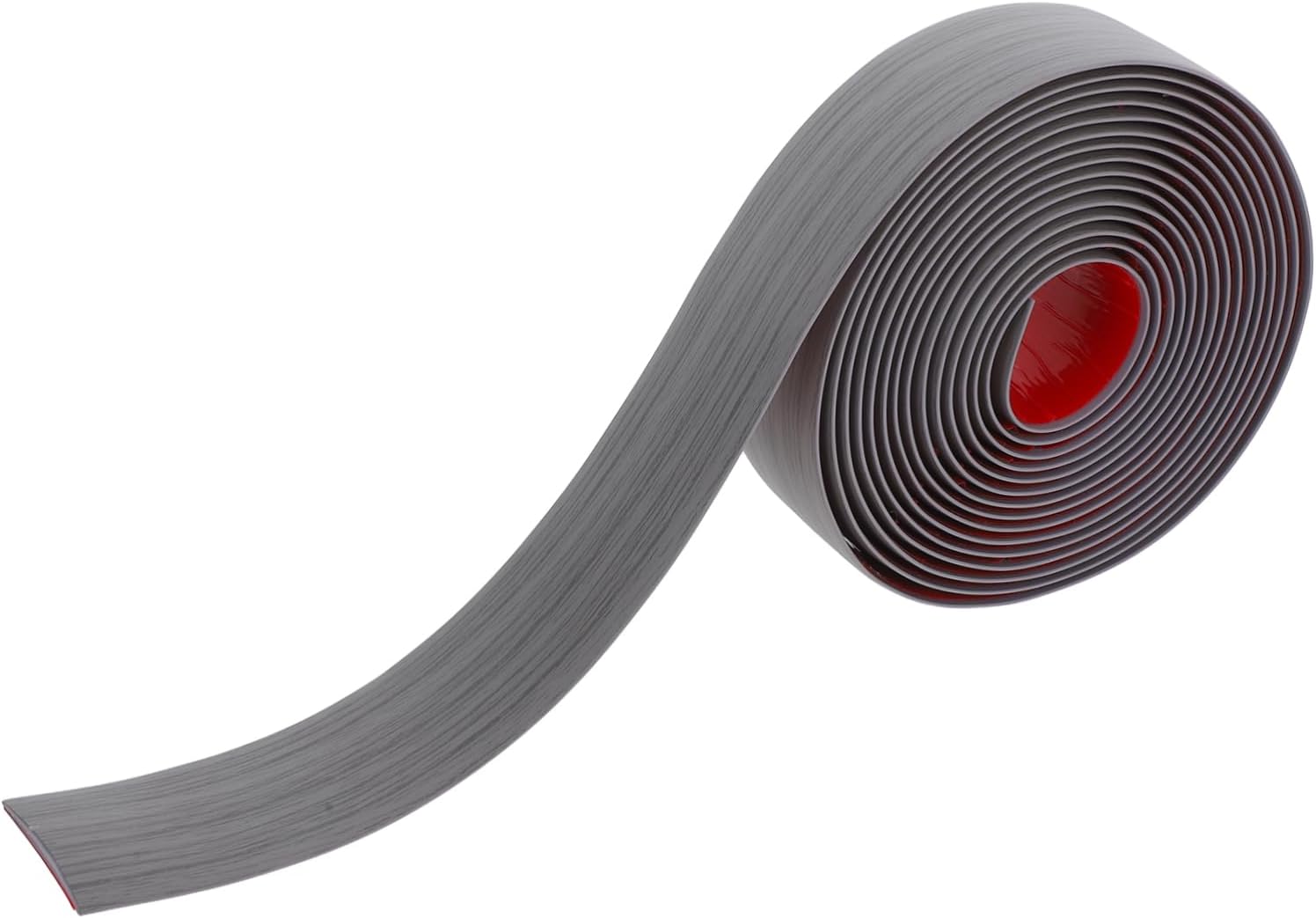 Self-Adhesive Floor Transition Strip Flexible Trim for Doorways Grain Design Easy Installation for Home and Hospitality Spaces