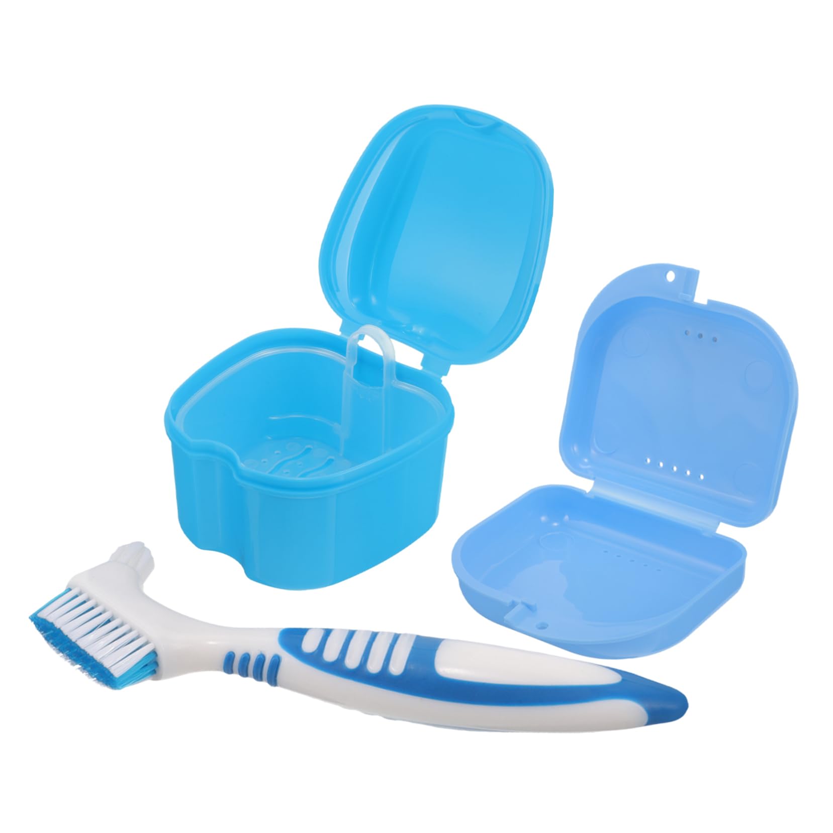 3 Set Di Piccole Custodie Per Dentiere Protesi Parziali Contenitori Per Protesi Custodie Per Protesi Per Donne Custodie Per Porta Apparecchi Contenitore Per