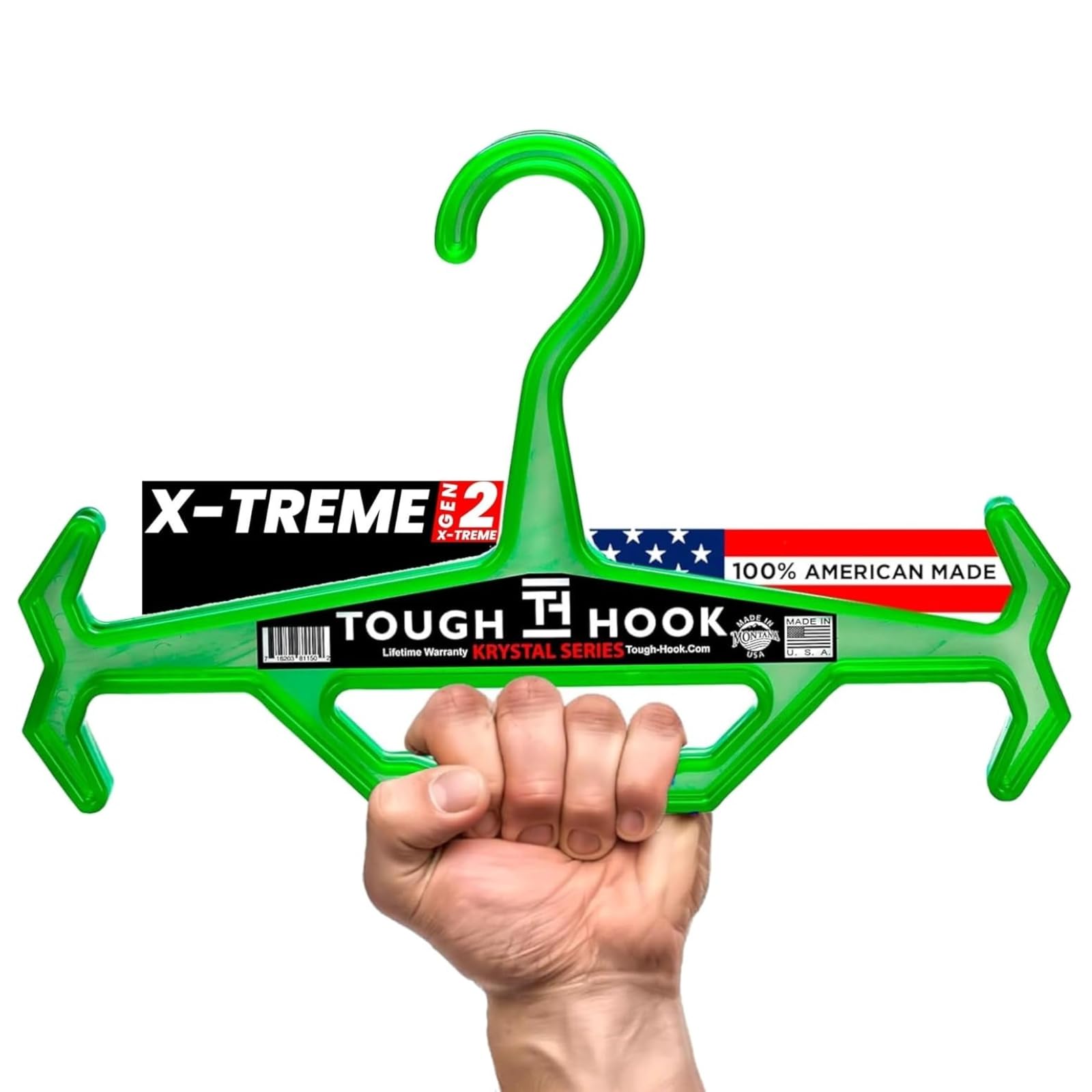 Cintre transparent résistant Tough Hook Xtreme Krystal pour équipement de police