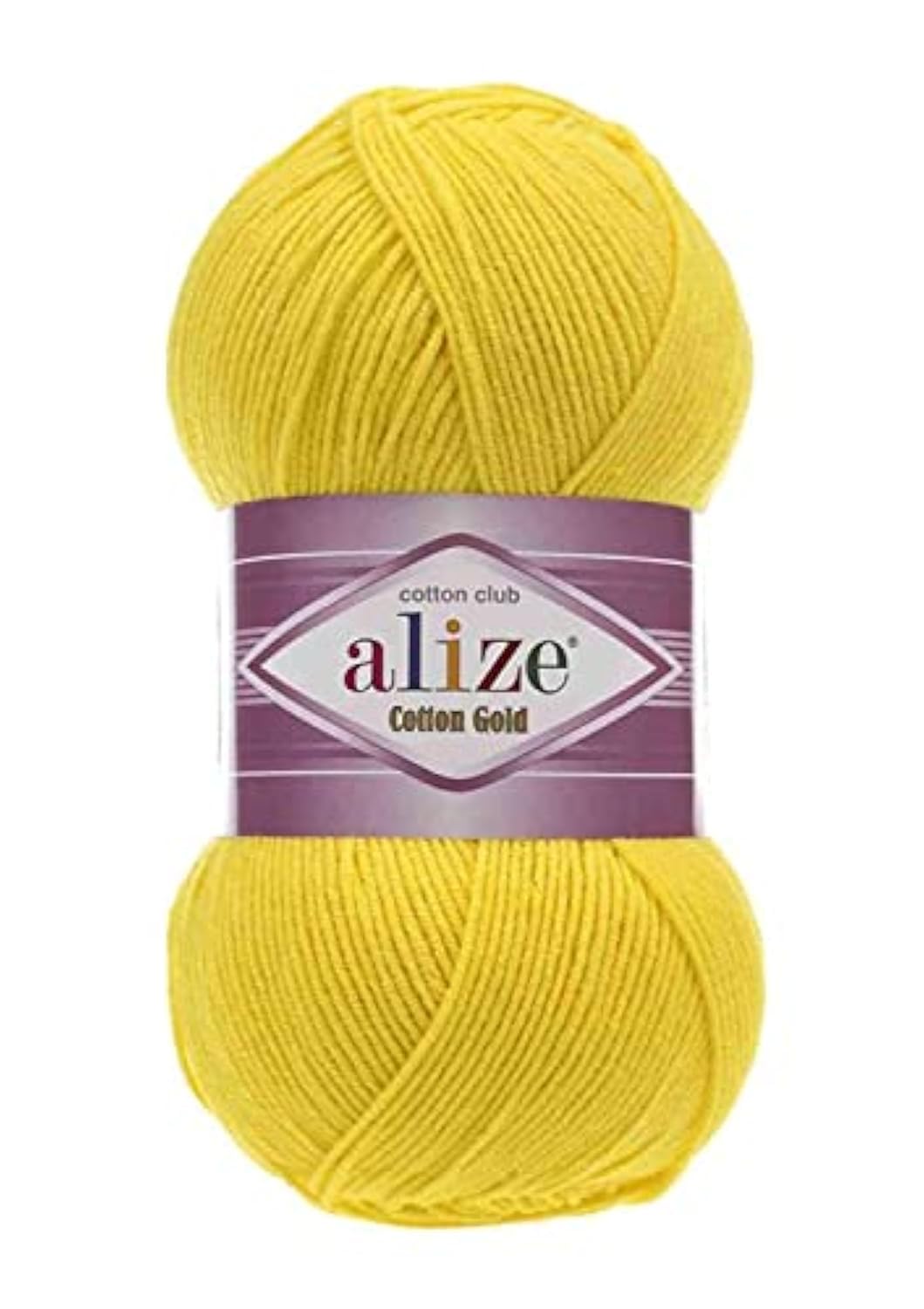 Cotton Gold Hand Knitting Yarn - Yellow
